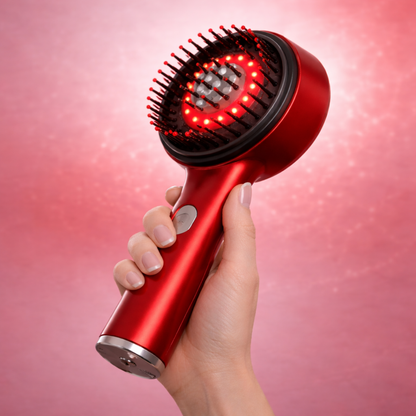 Dafonix™ 3 en 1 – Cepillo Masajeador Inteligente Anticaída con Luz Roja